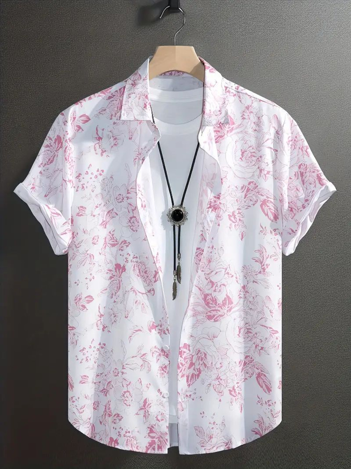 fitoda fashion Men Regular Fit Printed Spread Collar Casual Shirt - Image 1