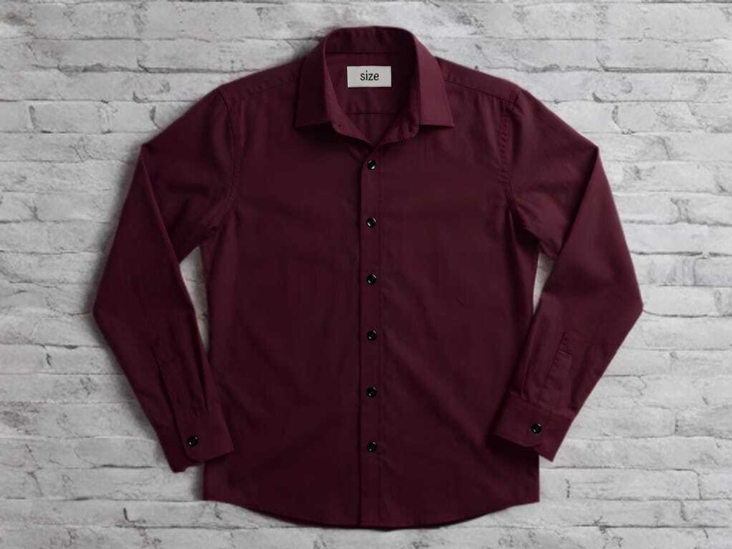 DAKSH Men Slim Fit Solid Spread Collar Casual Shirt - Image 1