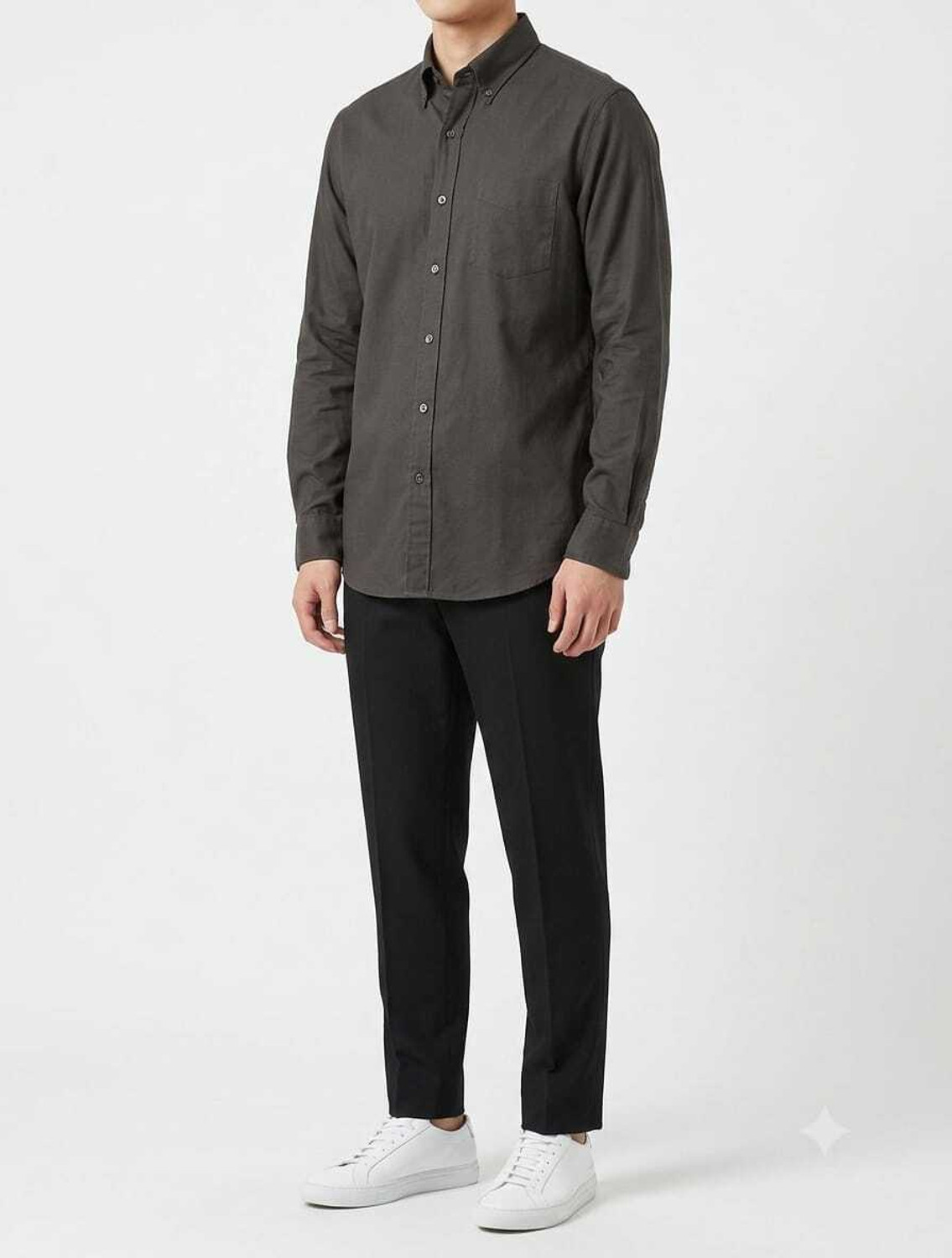 RAPHLAREN Men Regular Fit Solid Casual Shirt - Image 1