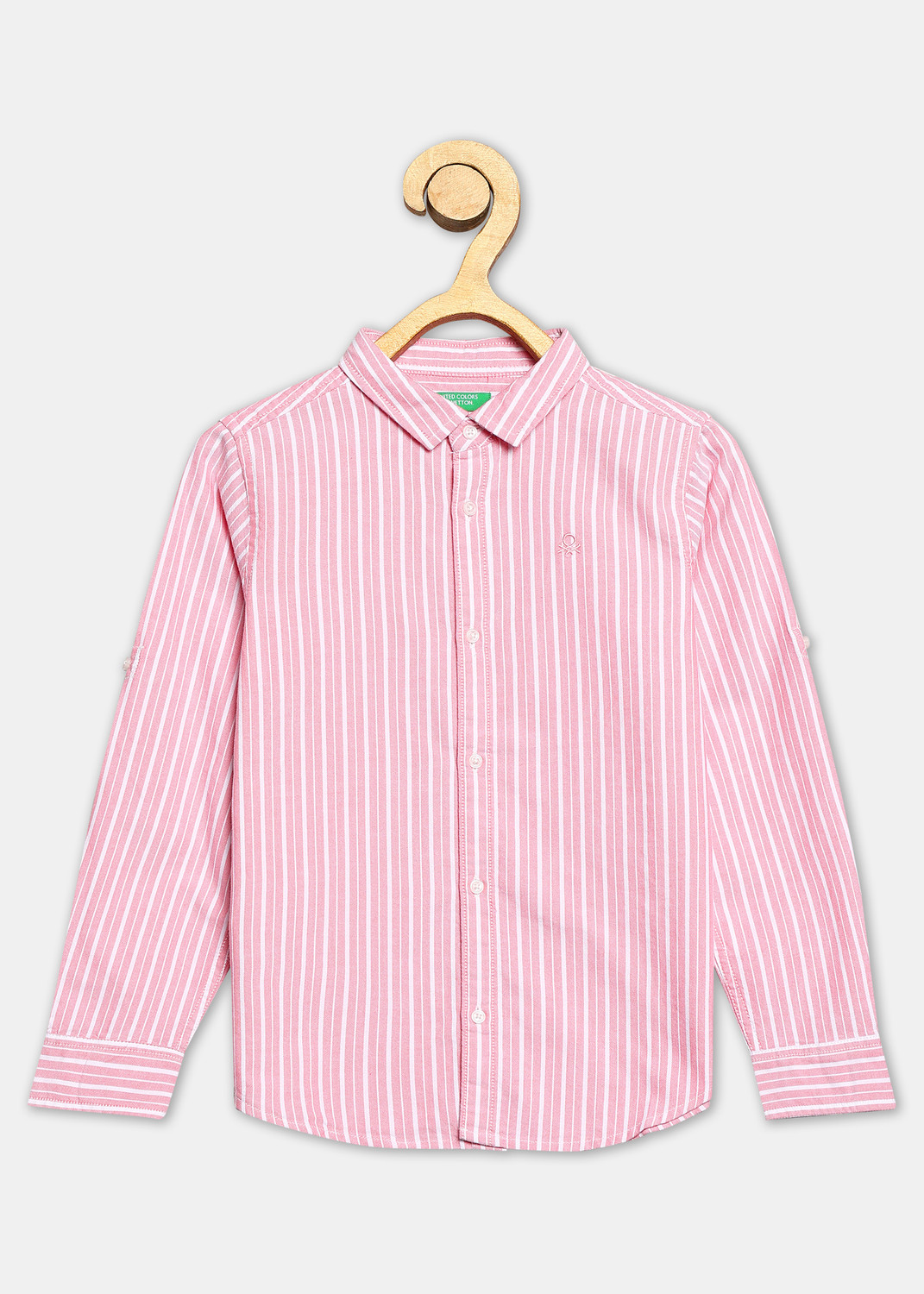 United Colors of Benetton Boys Regular Fit Striped Casual Shirt - Image 1