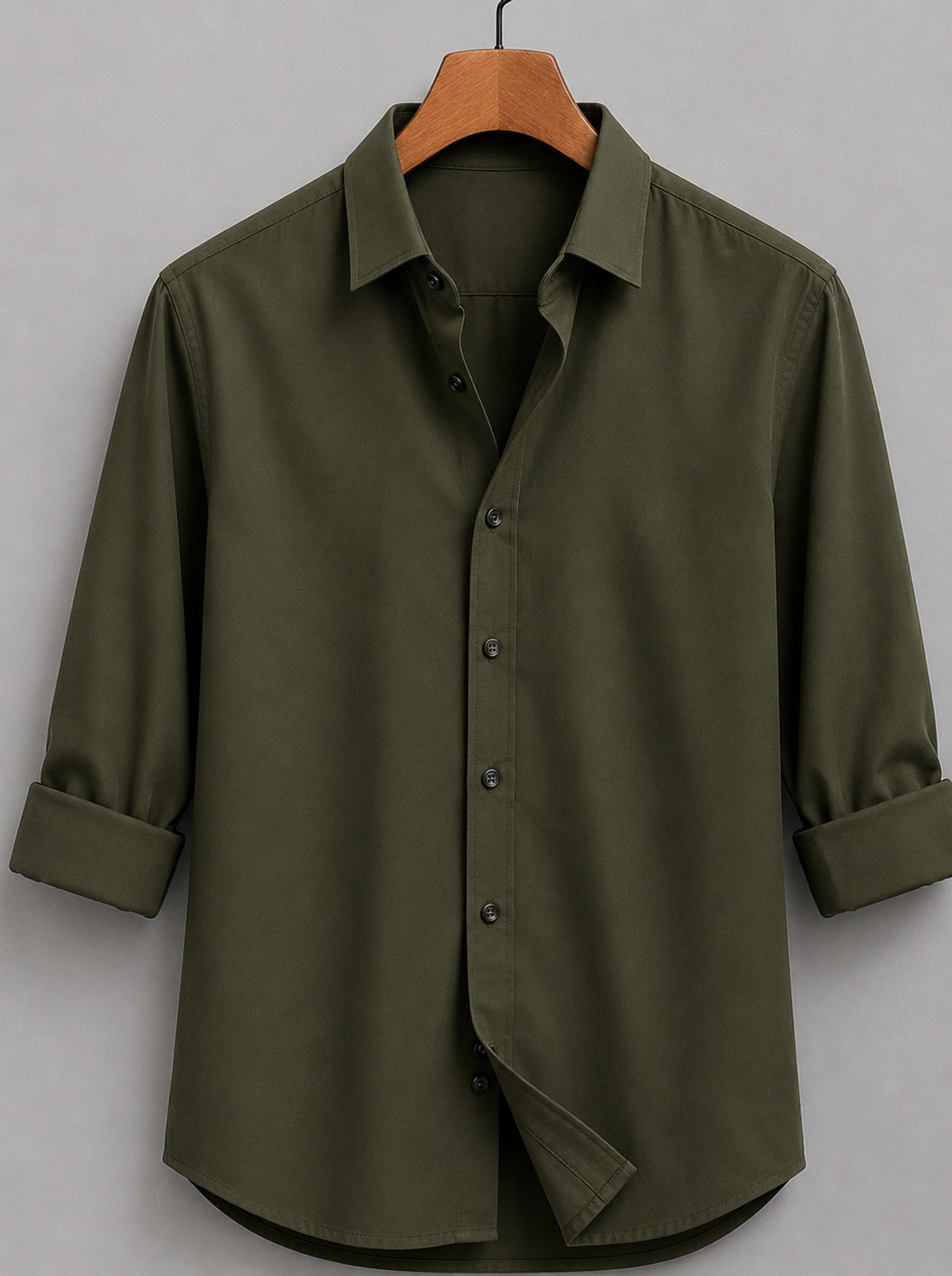METRONAUT Men Regular Fit Solid Spread Collar Formal Shirt - Image 1
