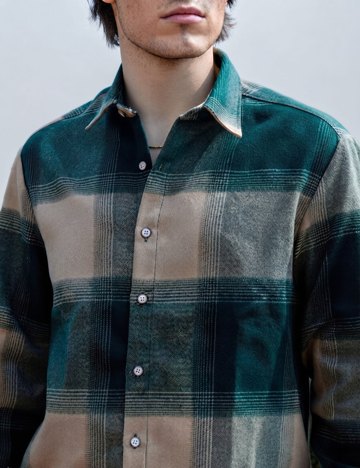 RAHUL LOOK Men Regular Fit Checkered Casual Shirt - Image 1