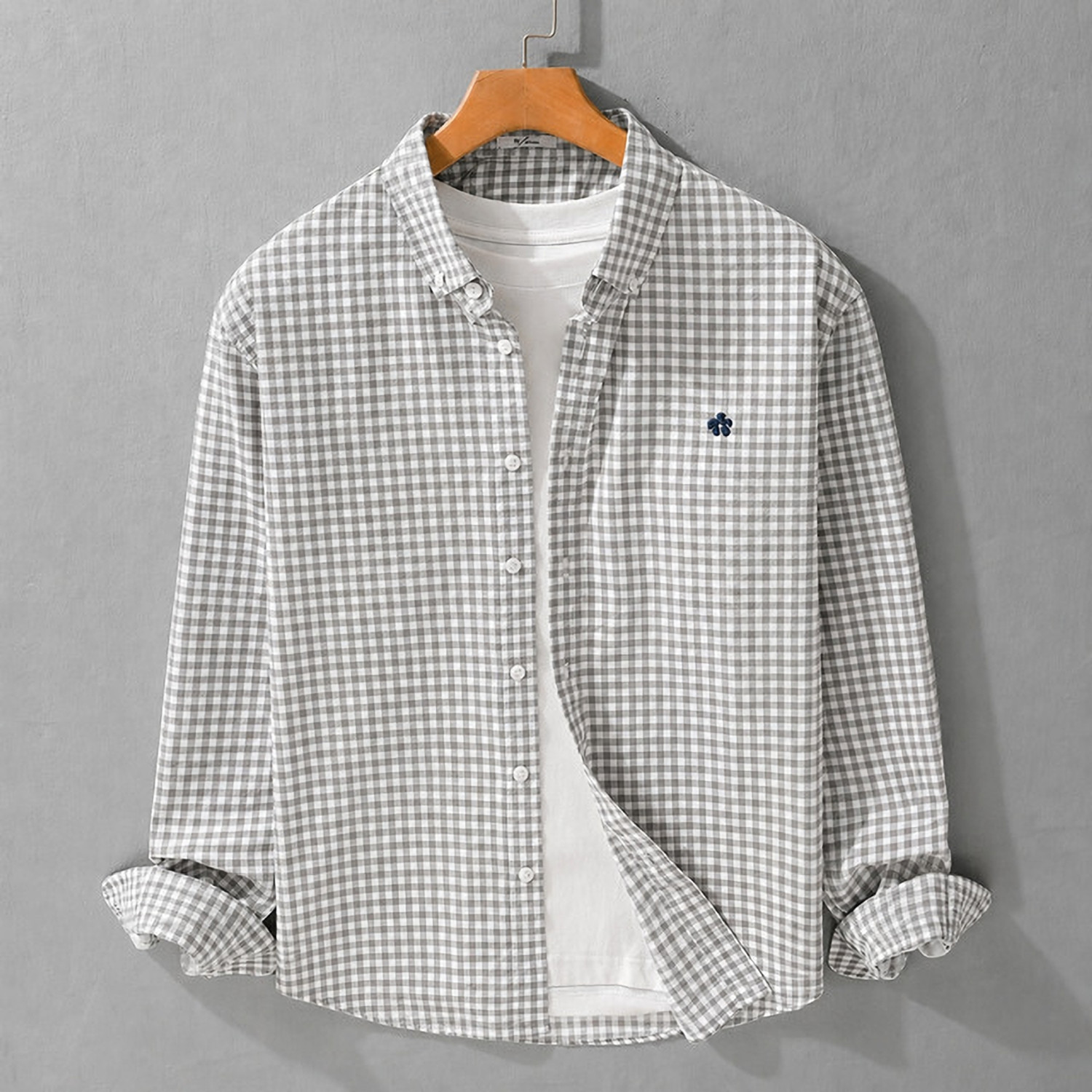 DLooK Designer Men Regular Fit Checkered Casual Shirt - Image 1
