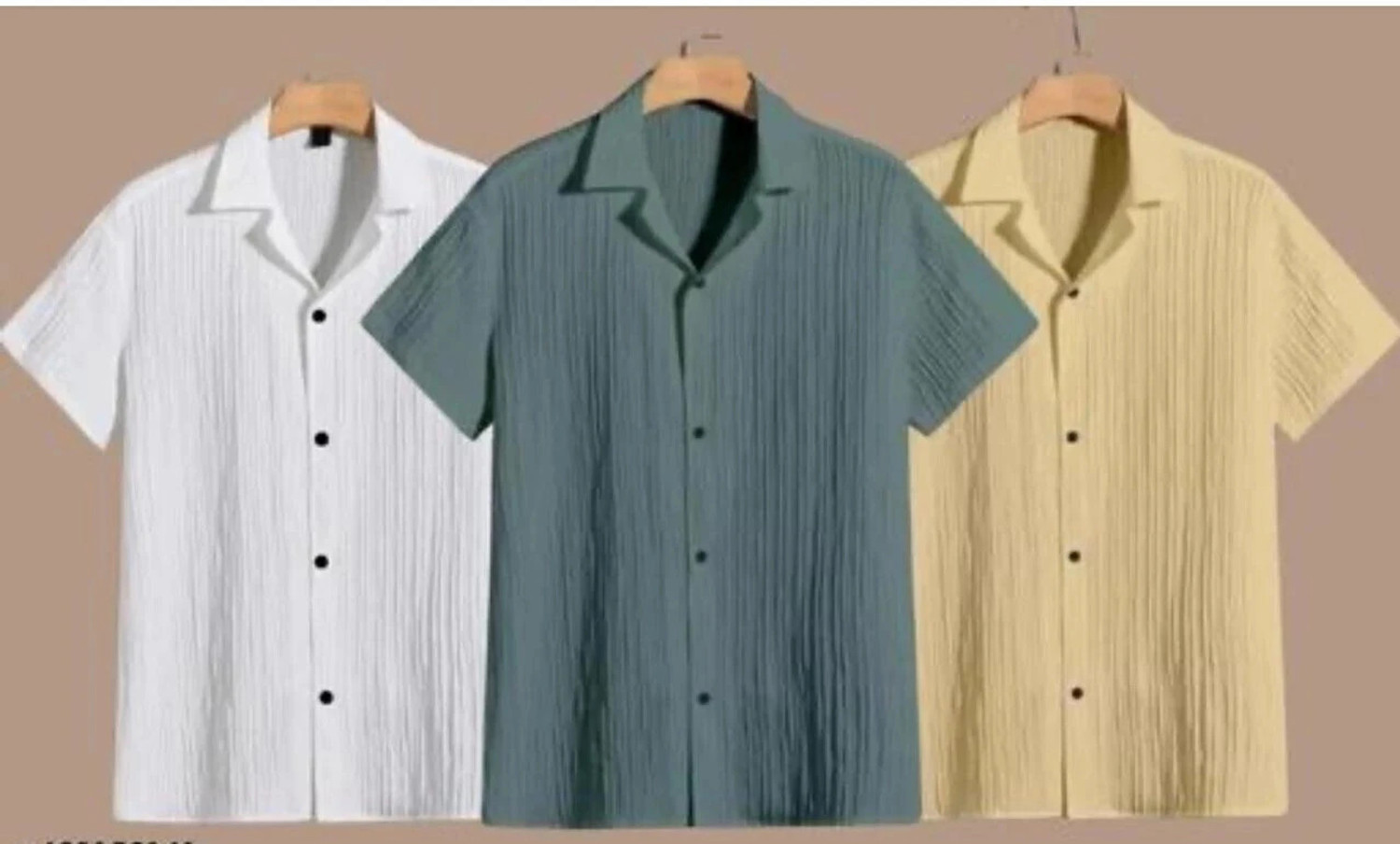 VRLOOKS Men Regular Fit Self Design Casual Shirt - Image 1
