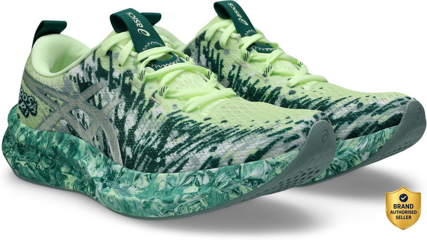 Asics NOOSA TRI 16 Running Shoes Men Green 11 - Image 1