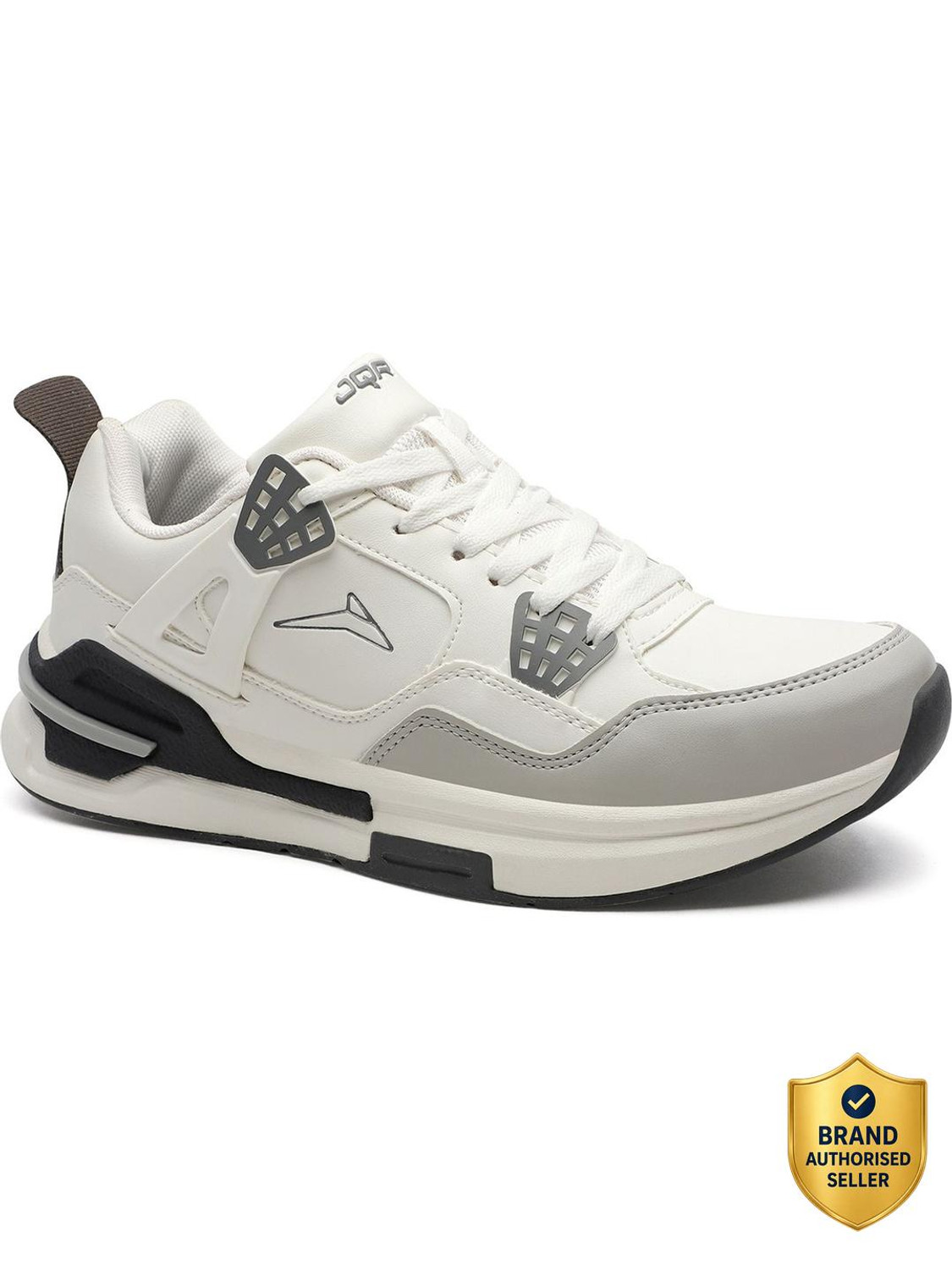 JQR CAPO Sneakers for Men (White, UK 7) - Image 1