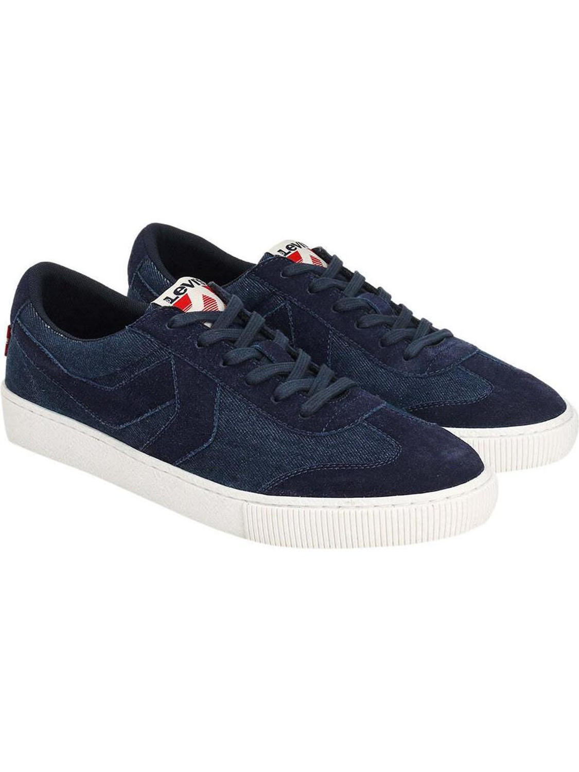 Levi's Men's Navy Solid Sneakers (Blue, UK 9) - Image 1