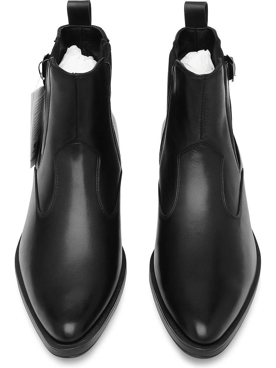 NAQSHHIDE Pointed black boots for Men Boots For Men (Black , 10) - Image 1