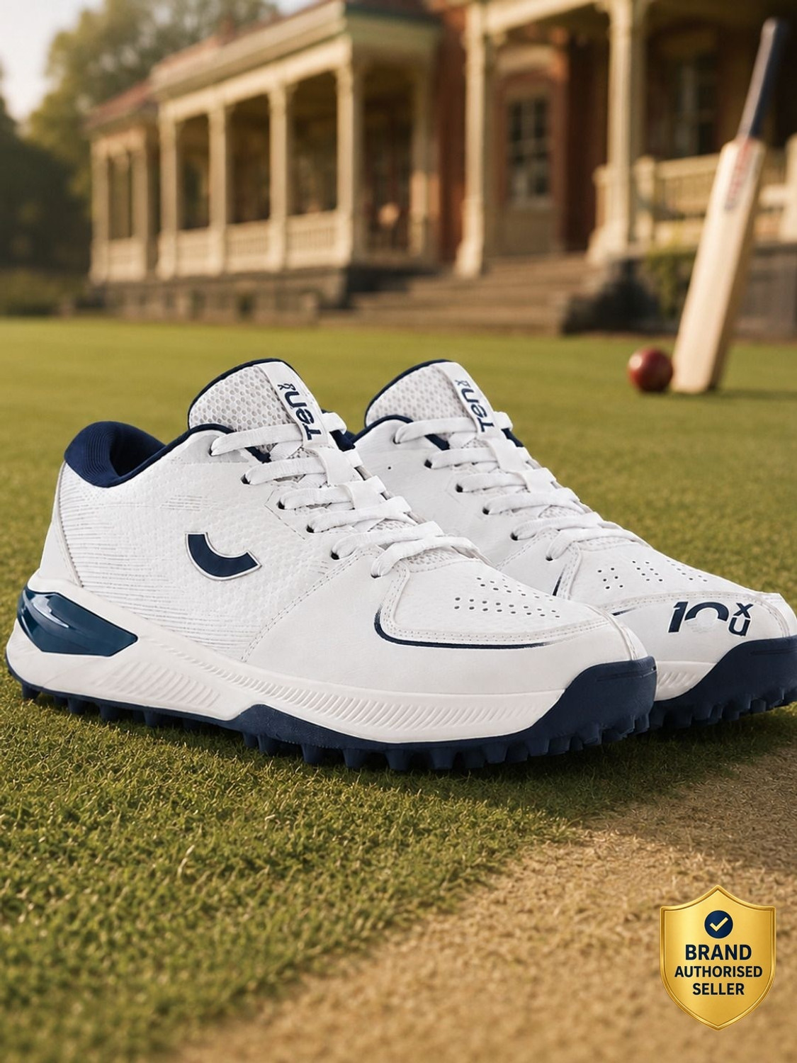 Ten x you Criclite Cricket Shoes White Size 7 - Image 1