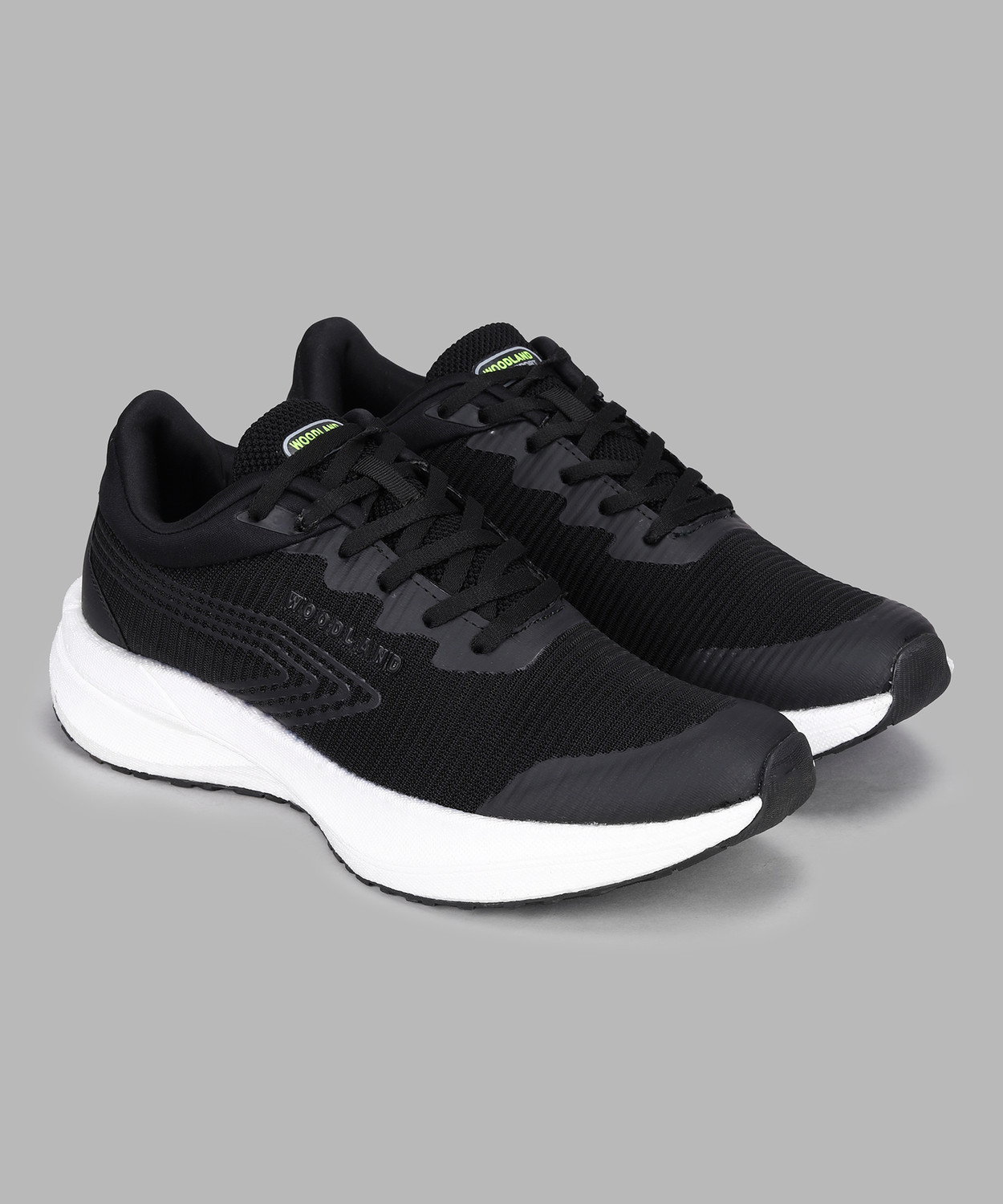 WOODLAND Running Shoes for Men (Black, 6) - Image 1