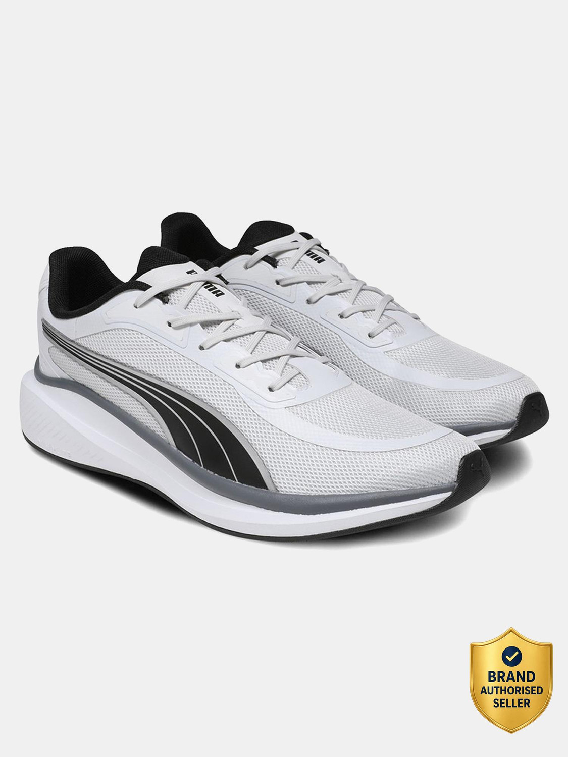 PUMA NuitLite Running Shoes For Men (Grey , 8) - Image 1