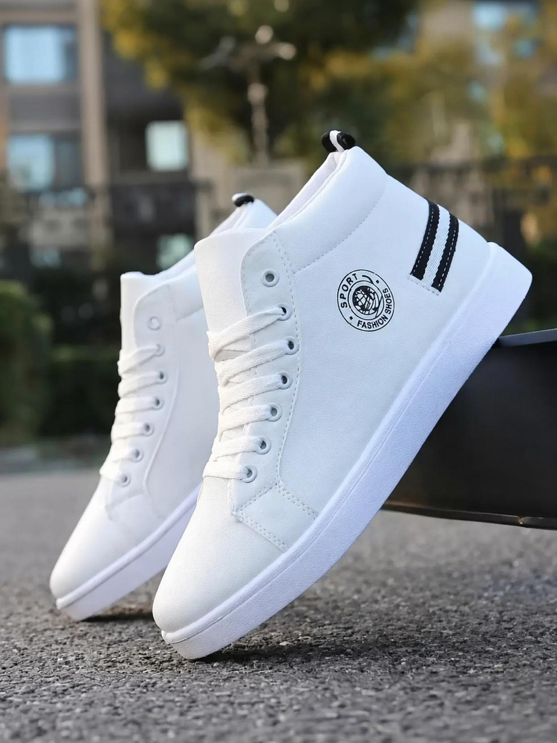 URBANBOX Latest Trending High Tops Casual Running Walking Sneaker Sneakers For Men (Multicolor , 7) - Image 1