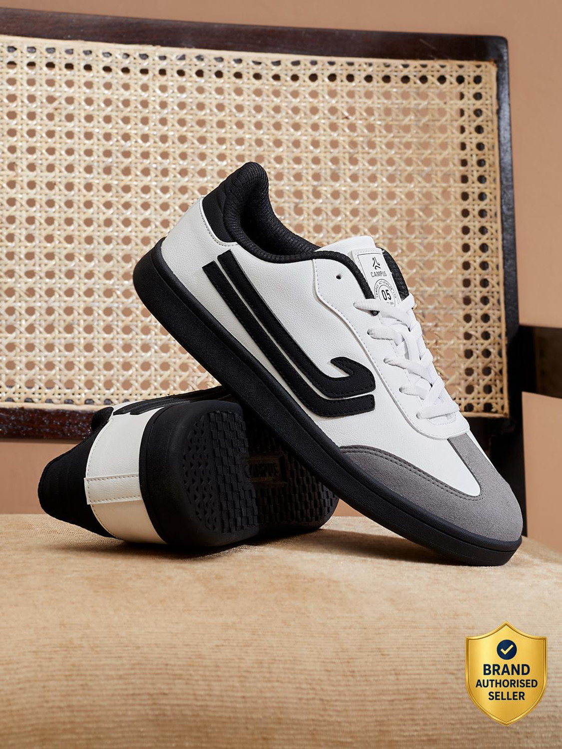 CAMPUS ROLIM Sneakers for Men (White, UK 9) - Image 1