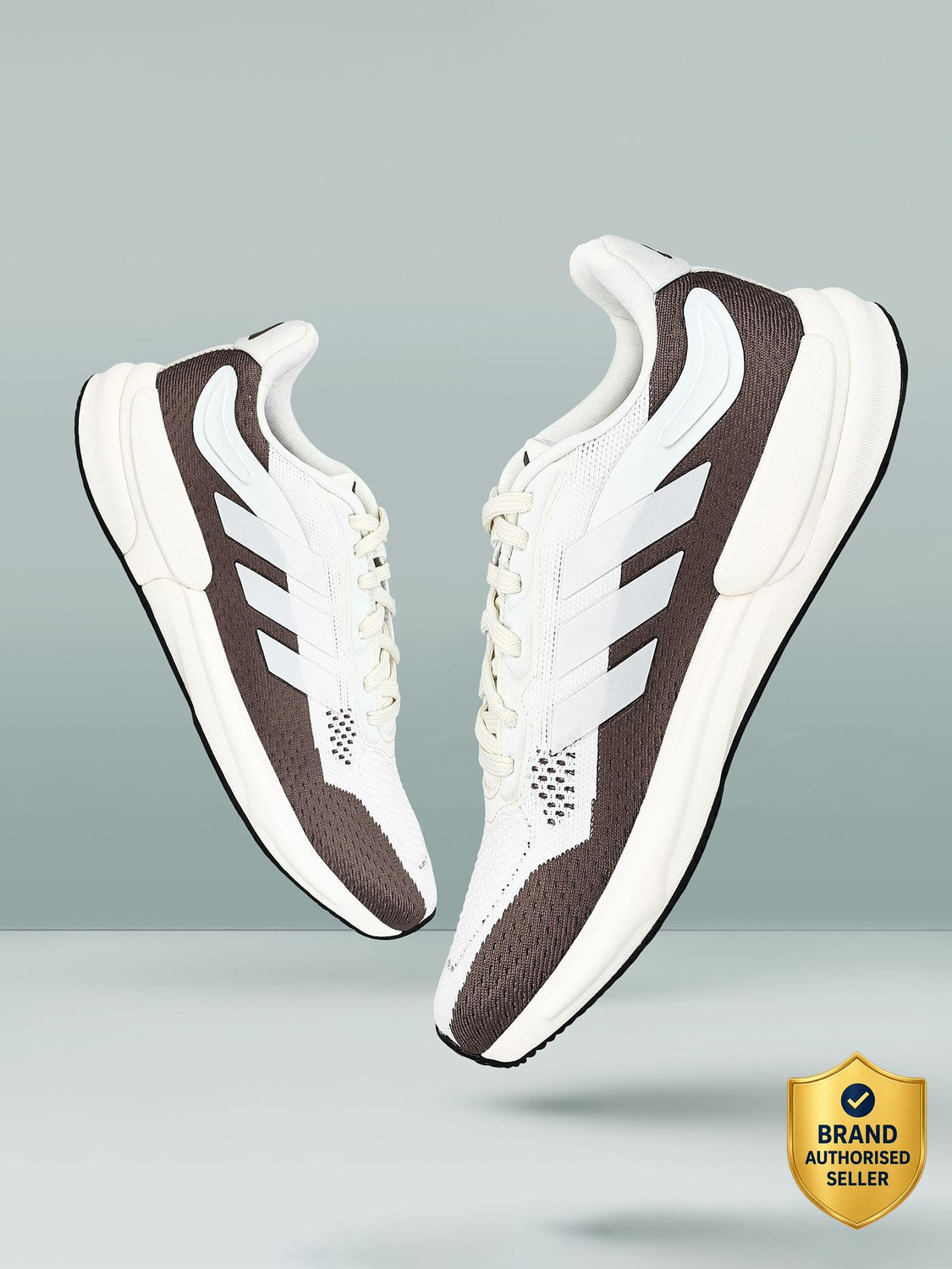 ADIDAS Runmet ST Running Shoes For Men (White , 9) - Image 1