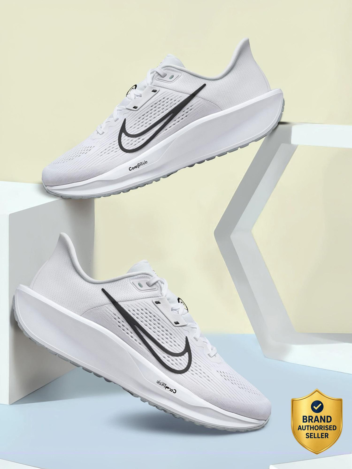 NIKE QUEST 6 Running Shoes For Men (White , 9) - Image 1
