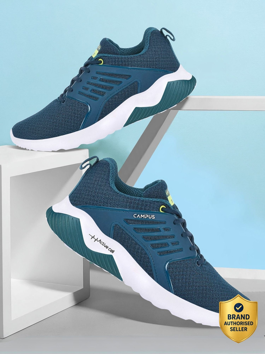 CAMPUS CRYSTA PRO Running Shoes For Men (Blue , 9) - Image 1