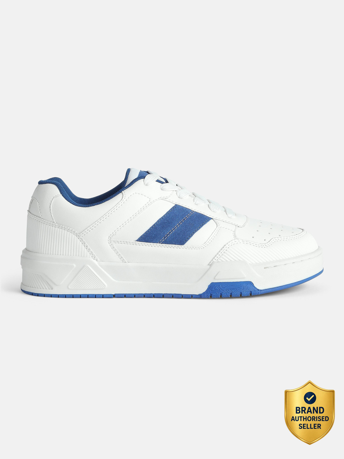 Snitch Sneakers For Men (White , 9.5) - Image 1