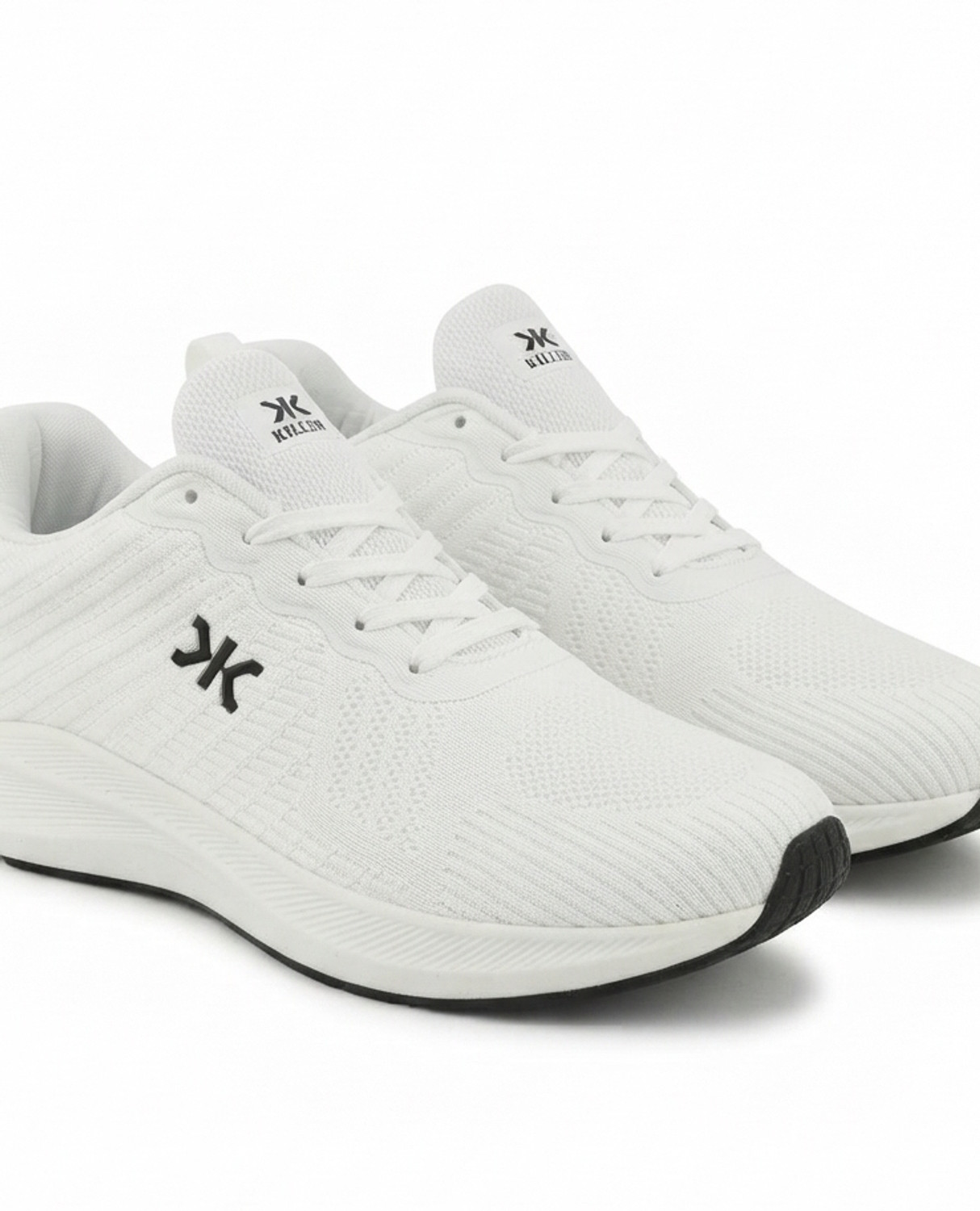 KILLER Running Shoes Men Off White Black Size 6 - Image 1