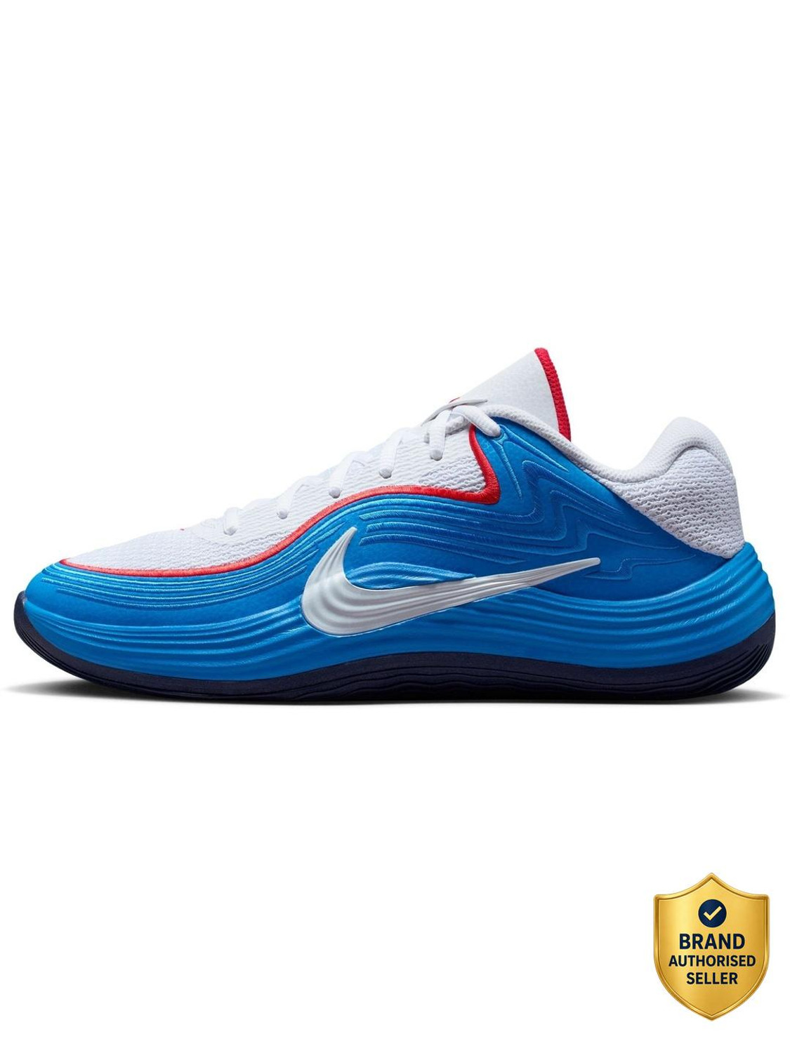 NIKE PRECISION 8 LOW Basketball Shoes For Men (White , 6) - Image 1