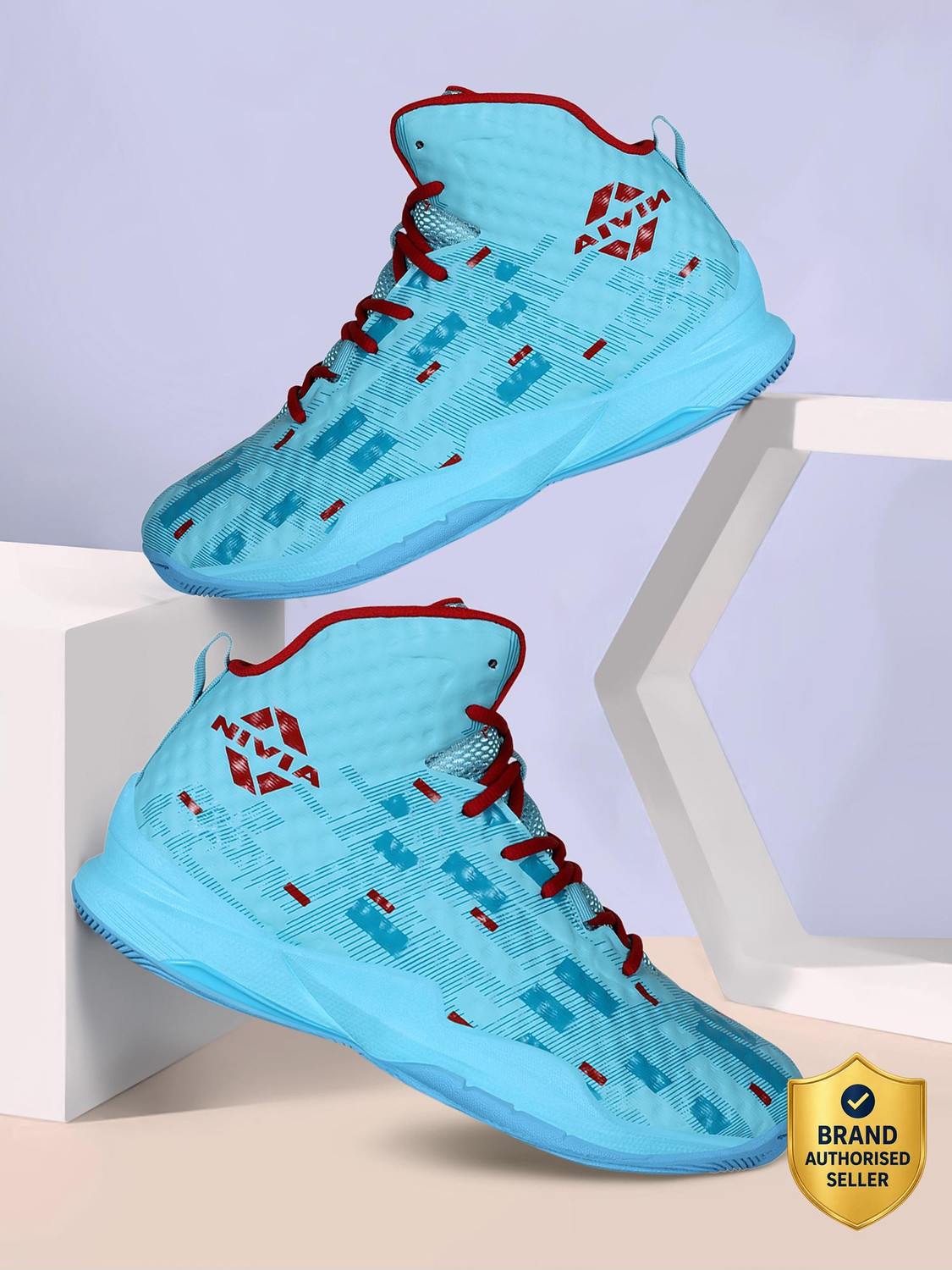 NIVIA Engraver 2.0 Basketball Shoes For Men (Multicolor , 11) - Image 1