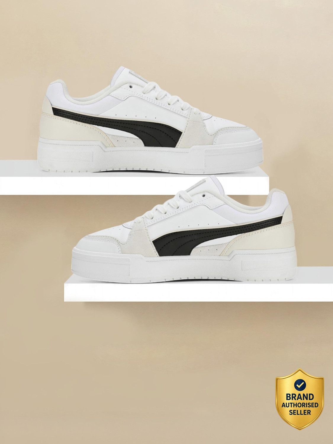 PUMA CA Pro Lux III Sneakers for Men (White, UK 9) - Image 1