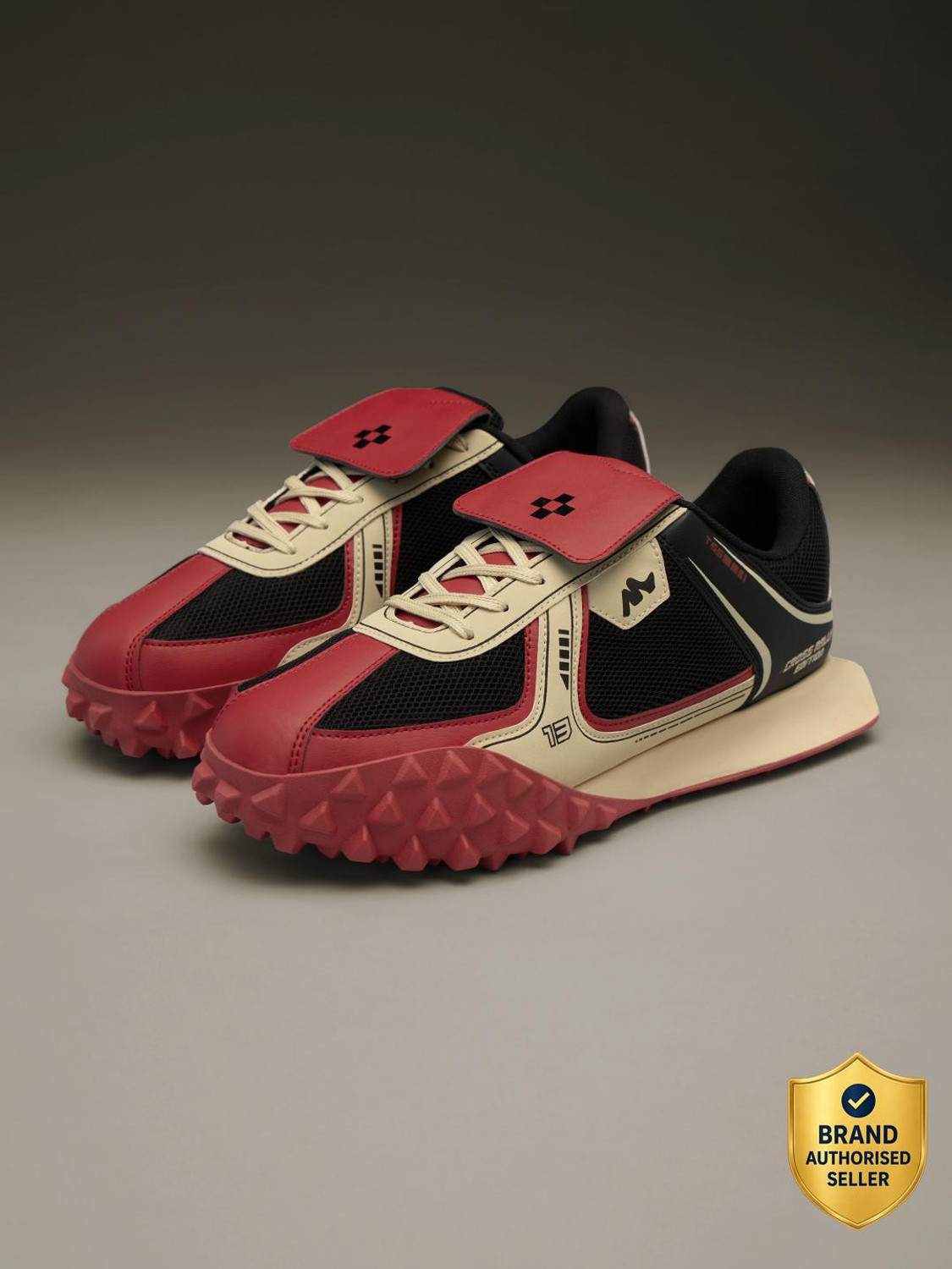 The Souled Store Sneakers For Women (Red , 6) - Image 1
