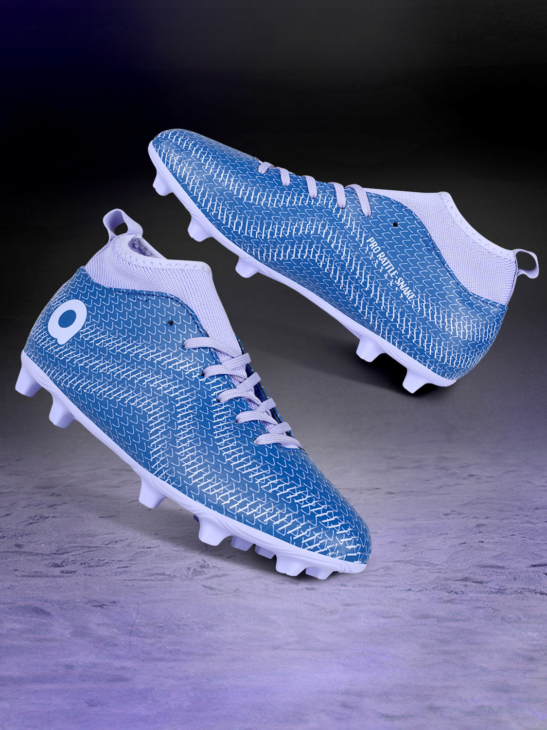 AIVIN Pro Rattle Snake Stud Royal Football Shoes (Blue, Size 10) - Image 1