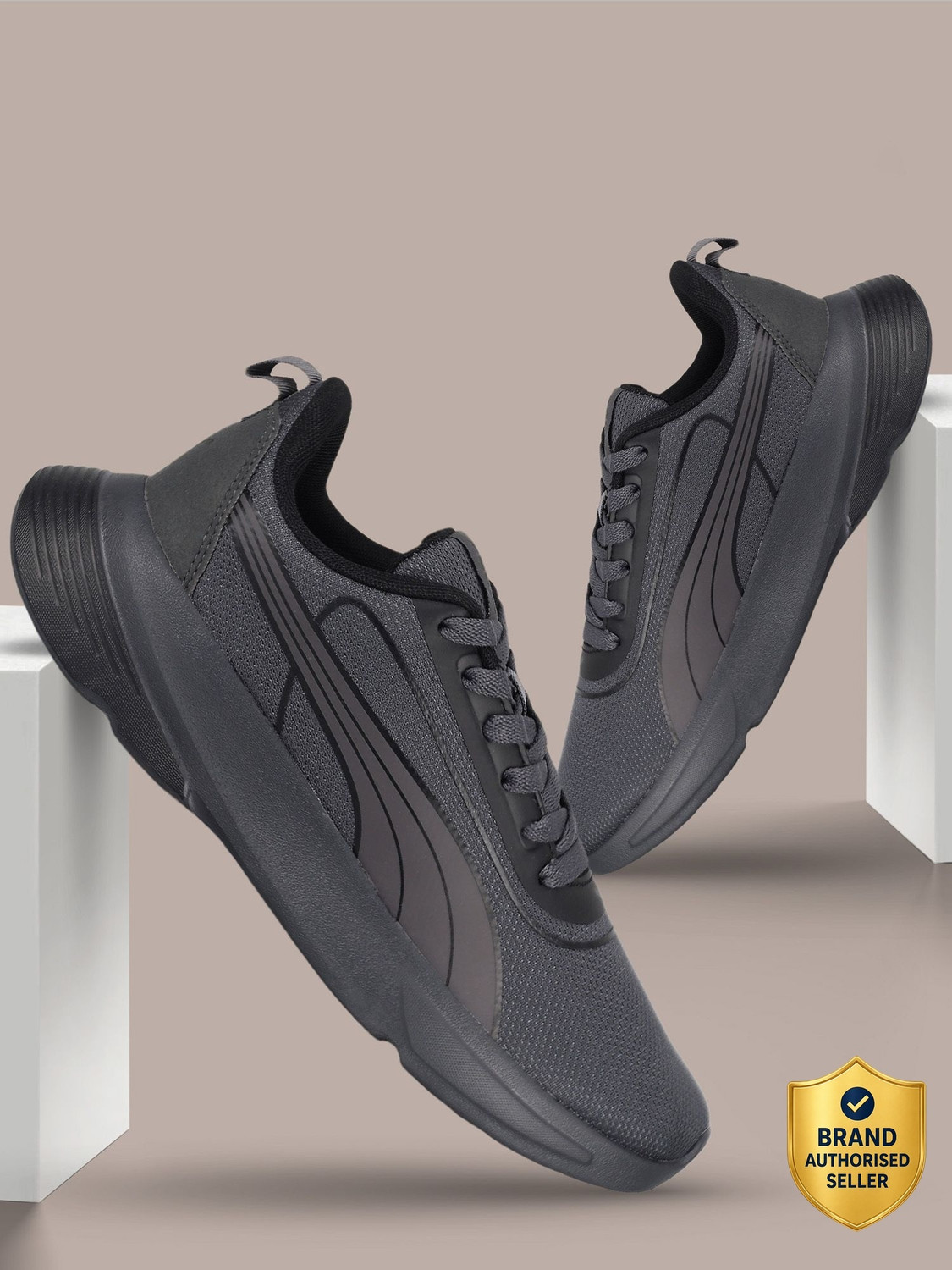 PUMA Propelix Sneakers For Men (Grey , 9) - Image 1