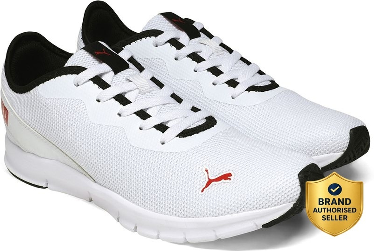 PUMA Hustle V2 Sneakers for Men, White, Size 9 - Image 1
