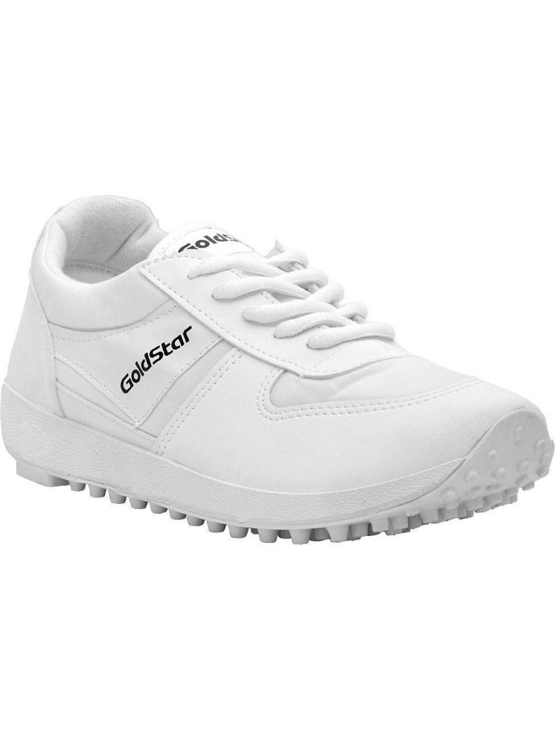 GOLDSTAR PVC'602 Running Shoes For Men (White , 7) - Image 1
