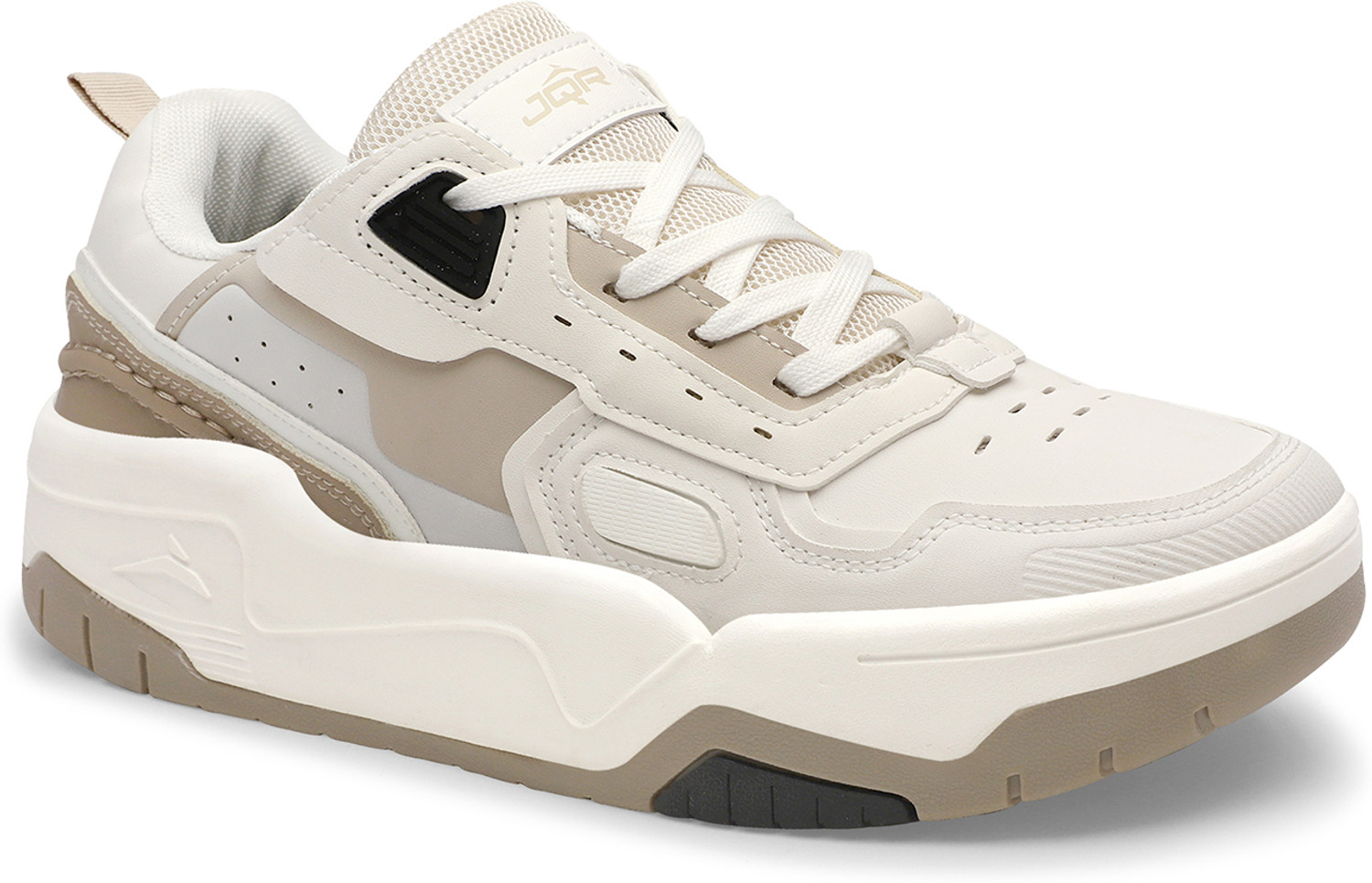 JQR ZENTRO Sneakers For Men (Beige , 9) - Image 1