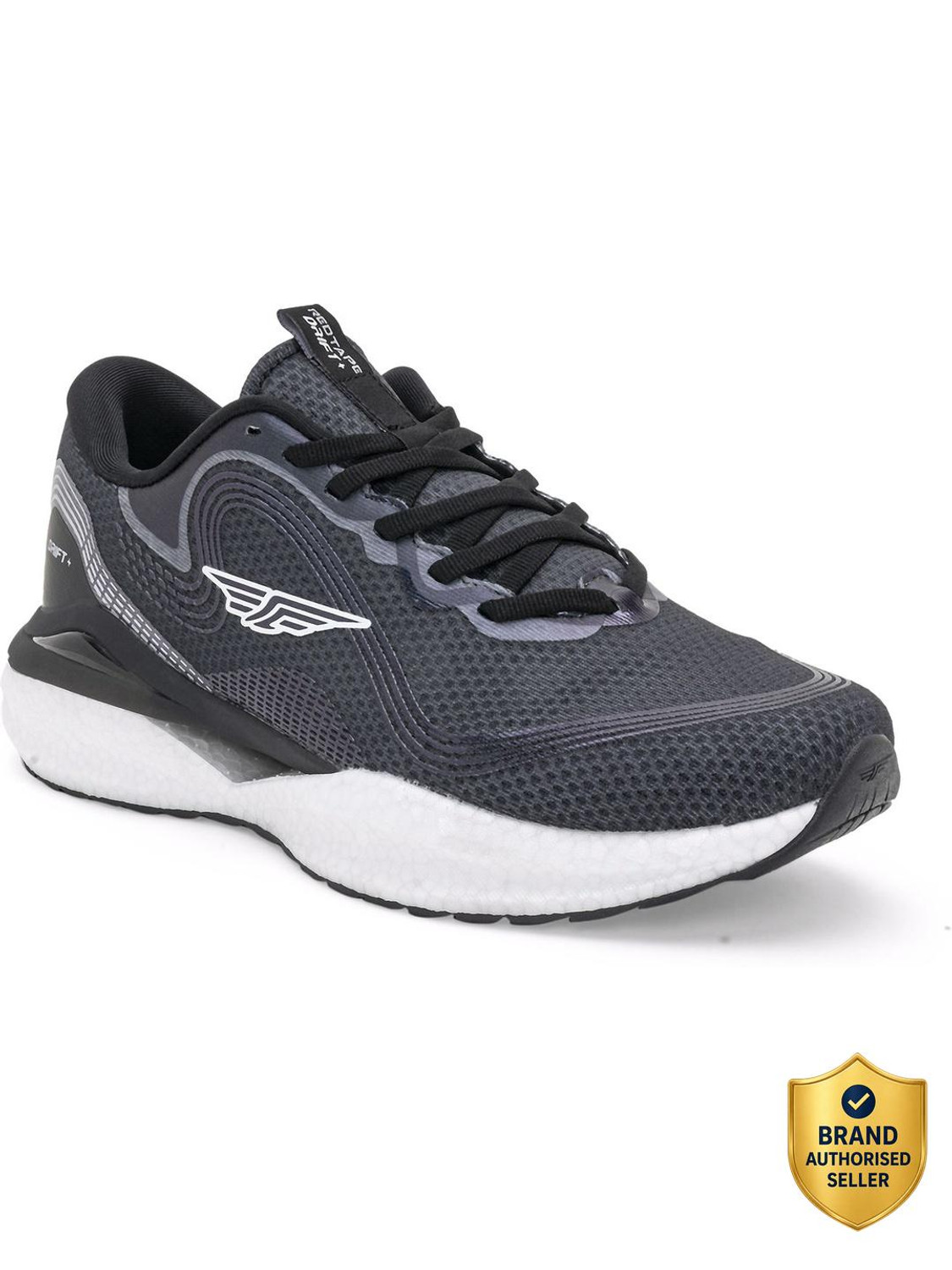 RED TAPE Athleisure Walking Shoes For Men (Black , 9) - Image 1
