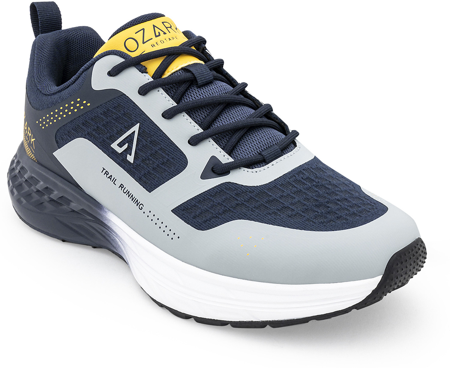 RED TAPE Ozark Outdoor Trail Running Shoes for Men | Grey Navy Outdoor Performance Running Shoes For Men (Grey, Navy , 10) - Image 1