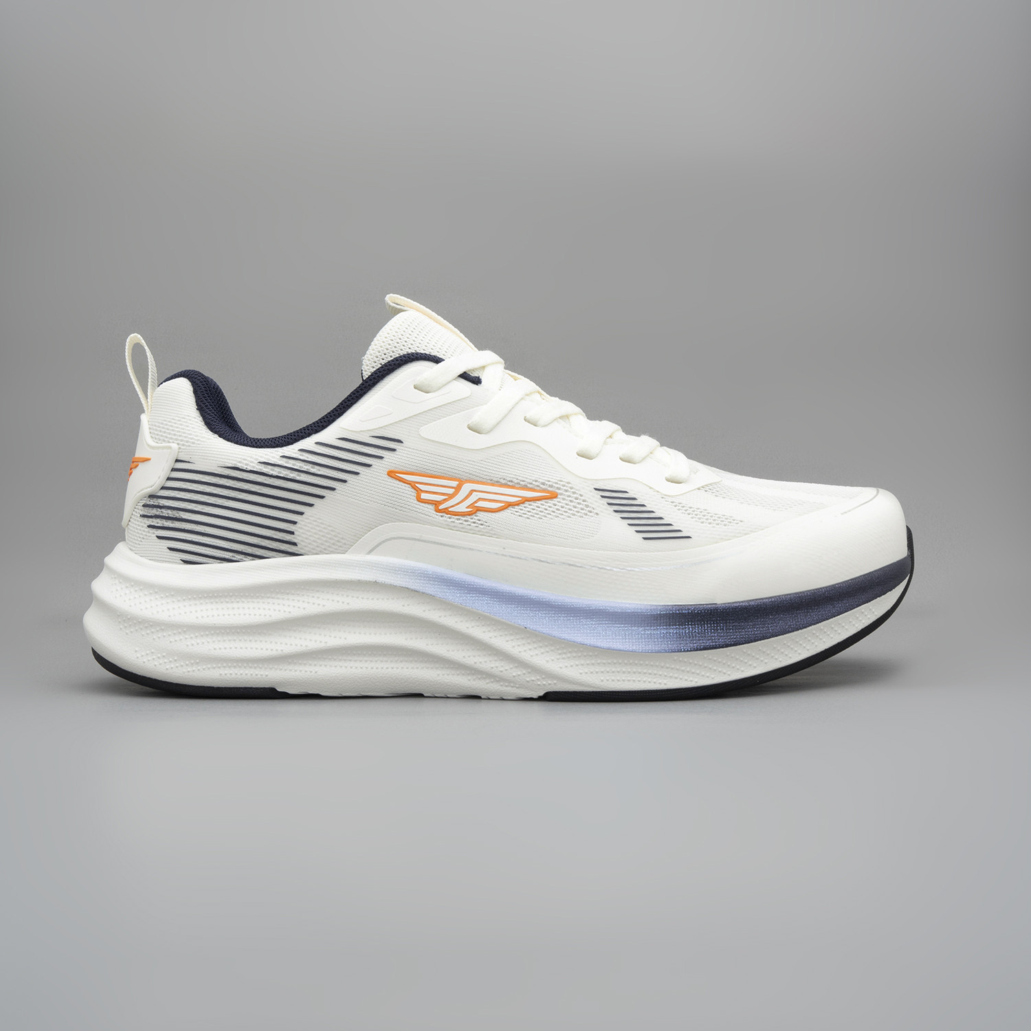 RED TAPE Walking Shoes For Men (Off White, Navy , 9) - Image 1