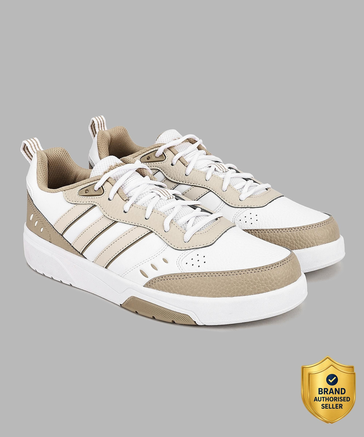 ADIDAS Smphny Sneakers For Men (White , 10) - Image 1