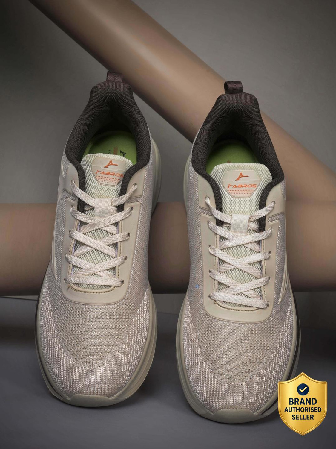 Abros STARLITE Walking Shoes for Men (Beige, UK 7) - Image 1