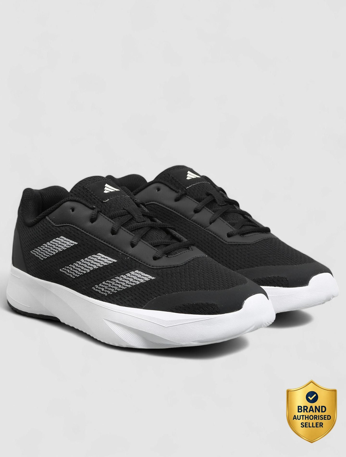 adidas BaseNew Running Shoes for Men, Black, Size 11 - Image 1