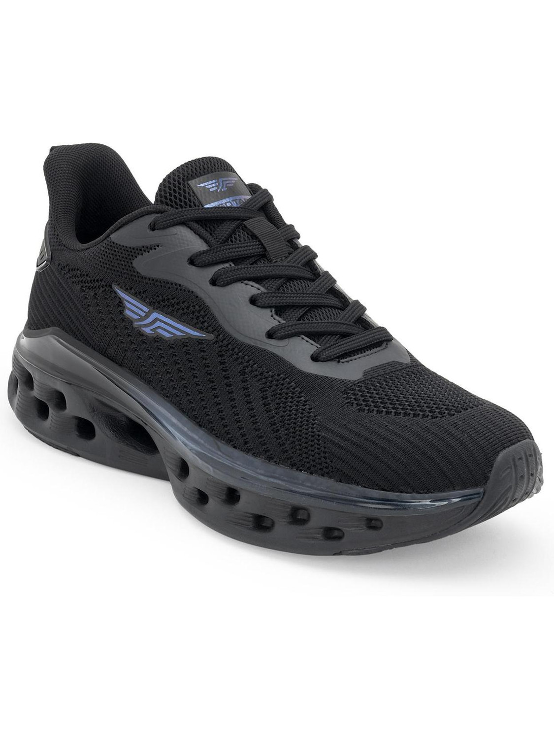 RED TAPE Athleisure Shoes for Men |Cultured Round-Toe Shape & Cushioning Technology Walking Shoes For Men (Black , 9) - Image 1
