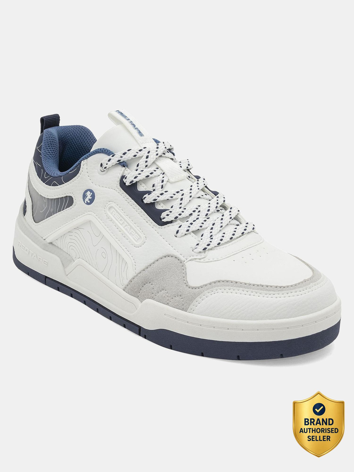 RED TAPE Lifestyle Sneaker Shoes for Men | Elegantly Rounded Front, Soothing Insole Sneakers For Men (Navy , 9) - Image 1