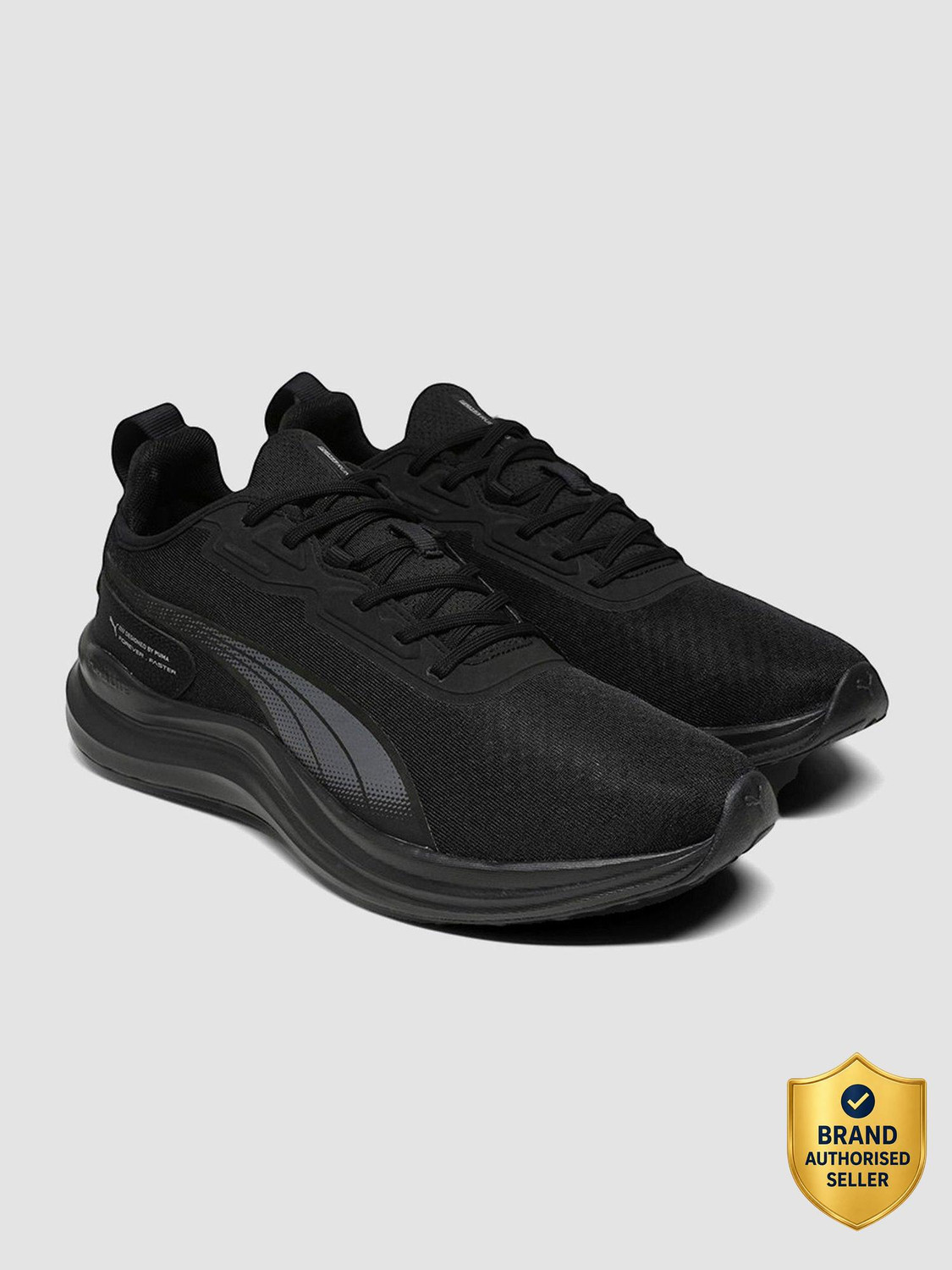 PUMA Stride Lite Running Shoes For Men (Black , 8) - Image 1