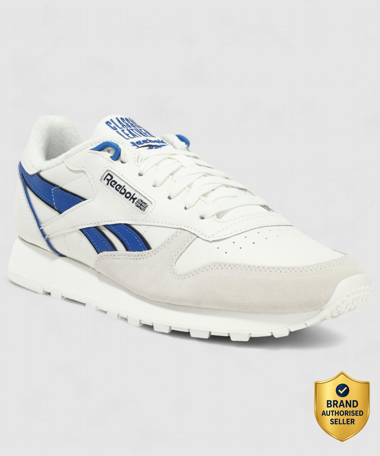 REEBOK CLASSICS Reebok Classic Leather Sneakers for Men, Off White, - Image 1
