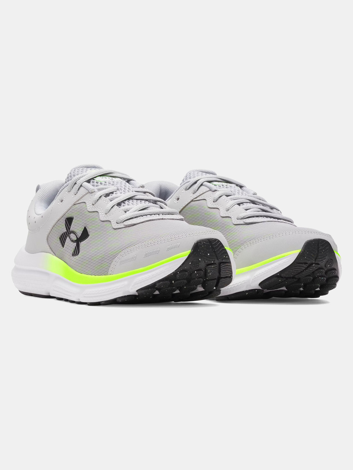 UNDER ARMOUR Charged Assert 10 Sports Shoes For Men (Grey , 8) - Image 1