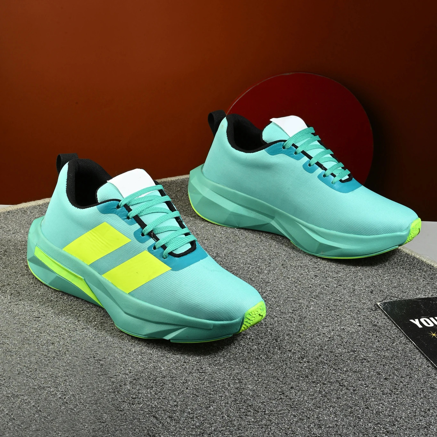 TRM SHOES Sneakers For Men (Green , 9) - Image 1