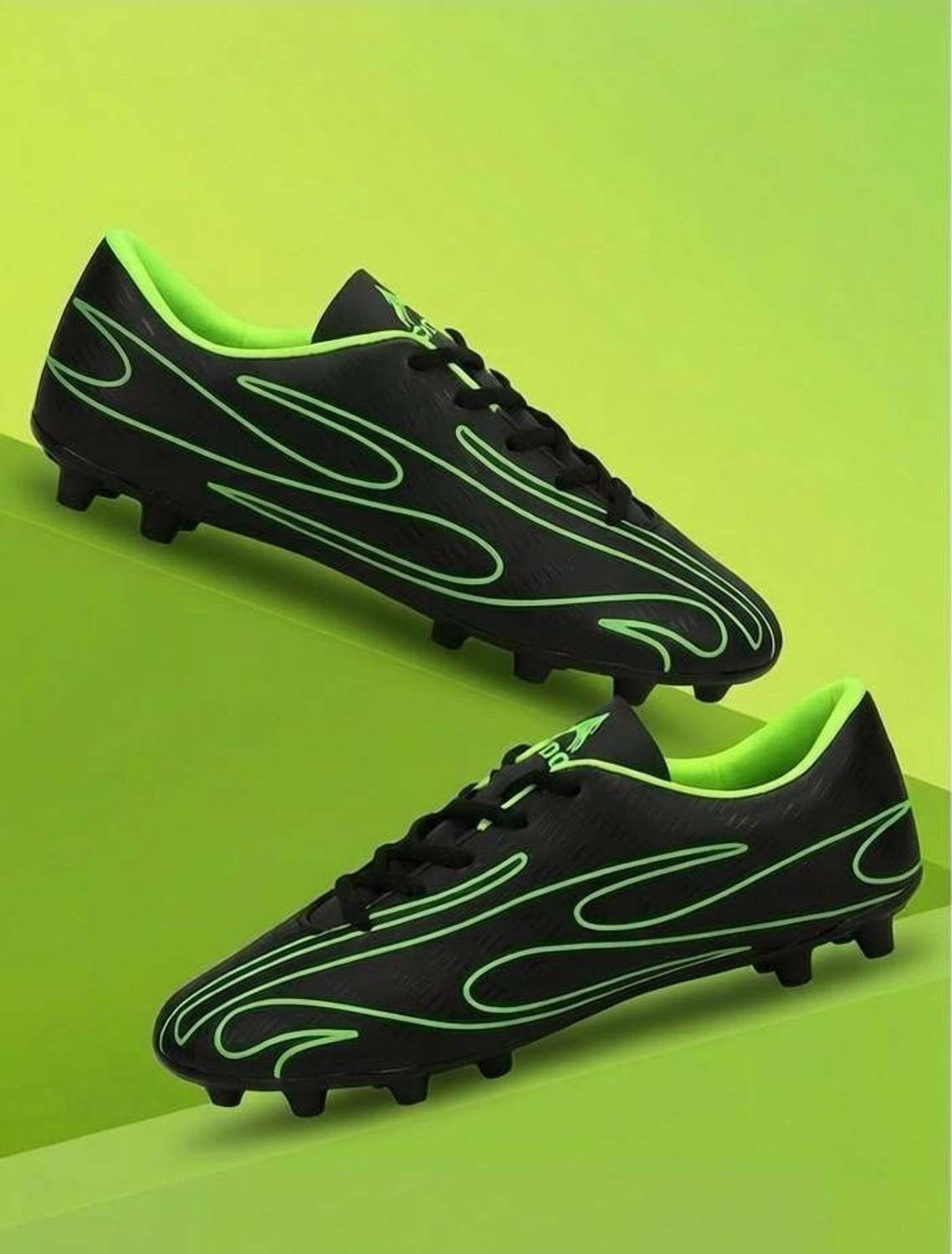 rodox AMAZE Football Shoes, Black, Size 10 - Image 1