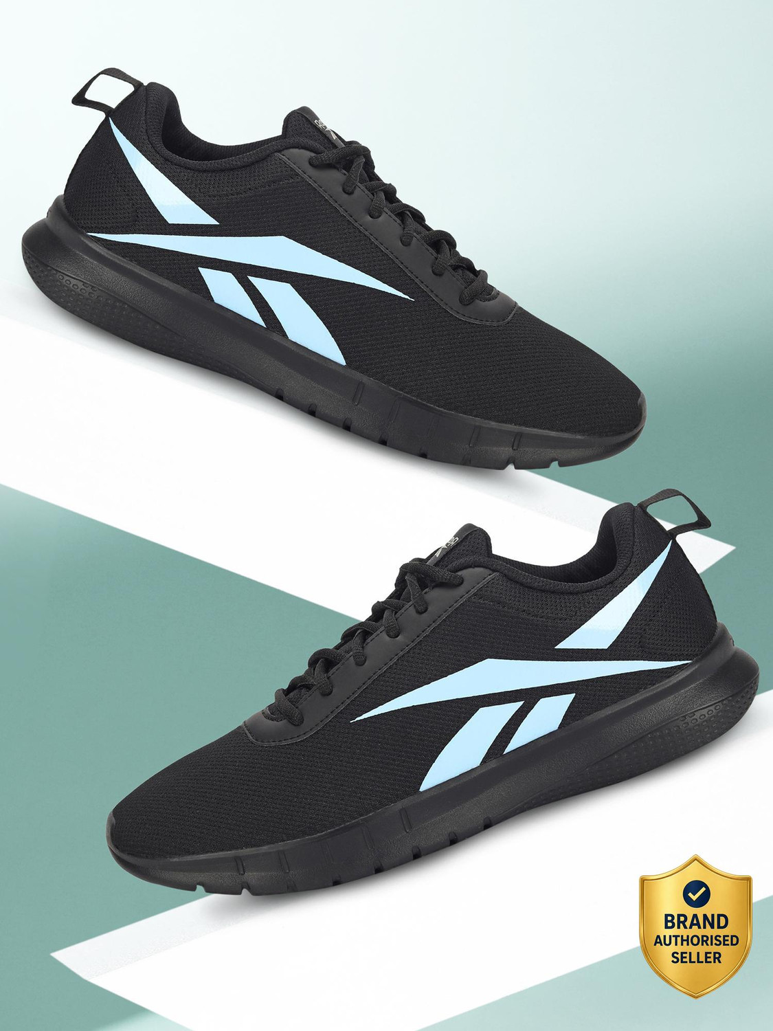 REEBOK Turbo flight M Running Shoes For Men (Black , 10) - Image 1