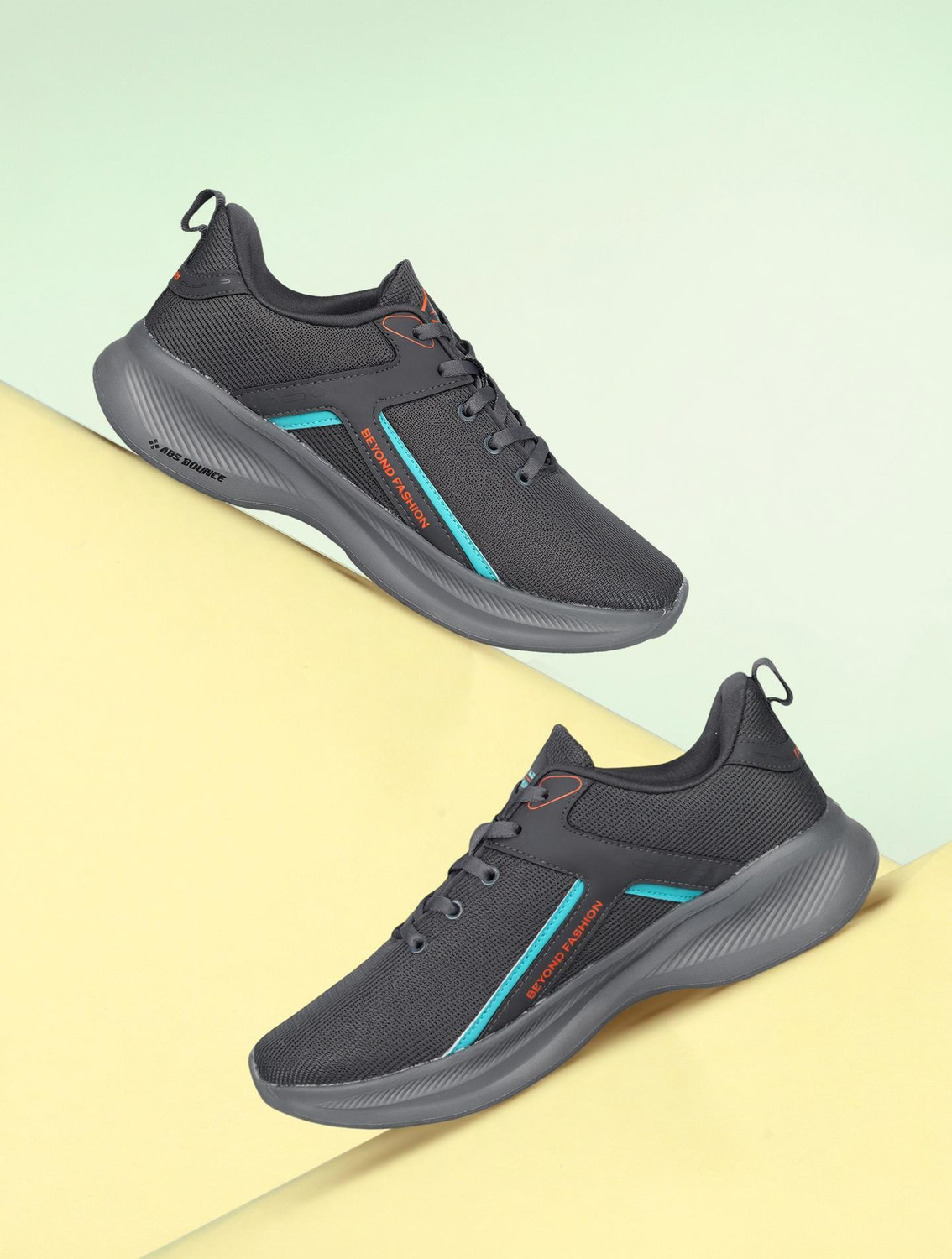 Abros CELESTIN Running Shoes for Men (Grey, Size 6) - Image 1