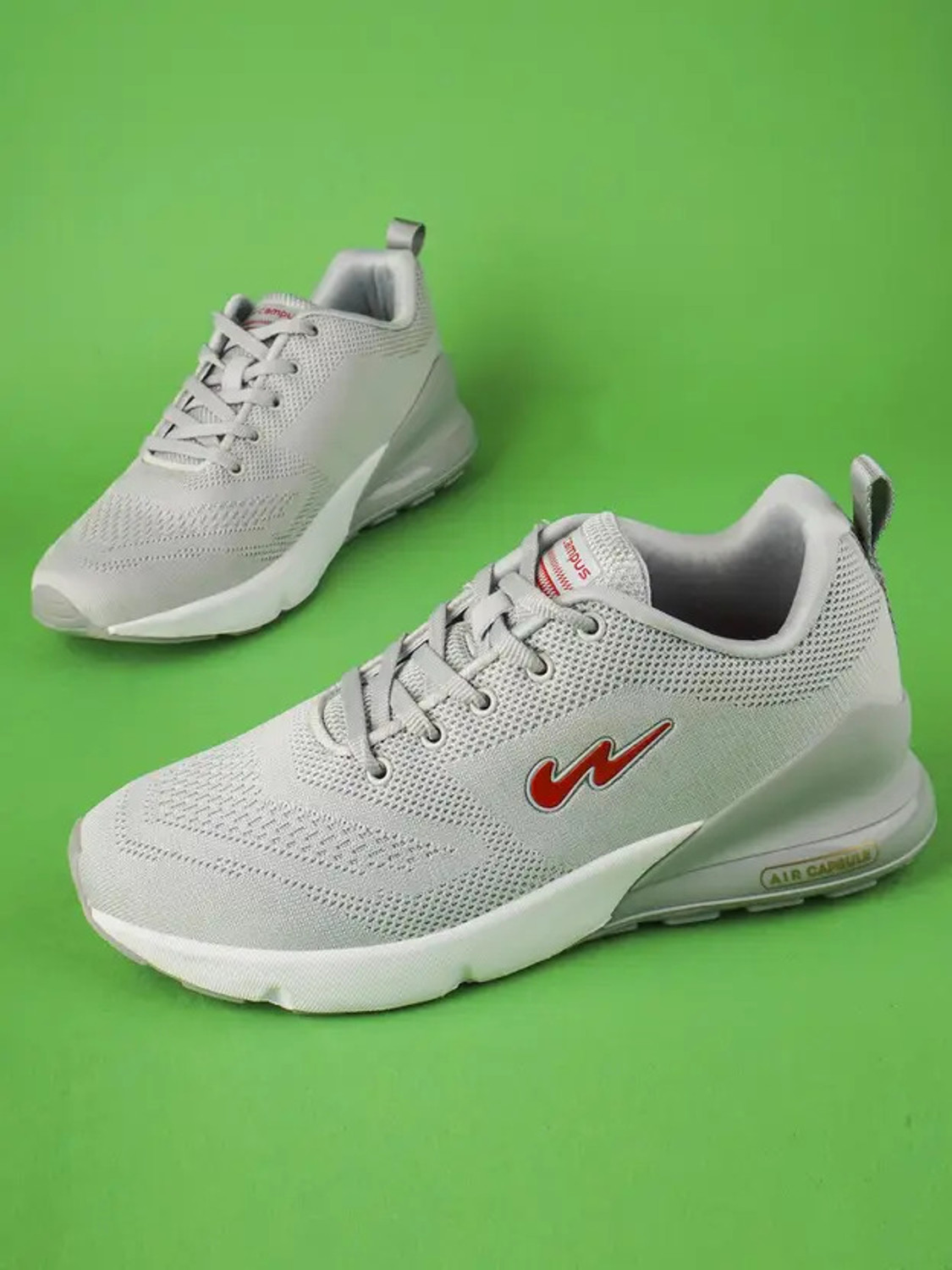 CAMPUS NORTH PLUS Running Shoes For Men (Grey , 6) - Image 1
