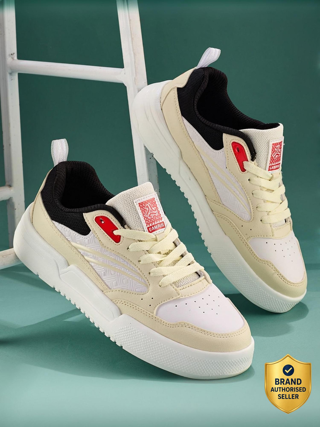CAMPUS NA Sneakers for Men (White, UK 8) - Image 1