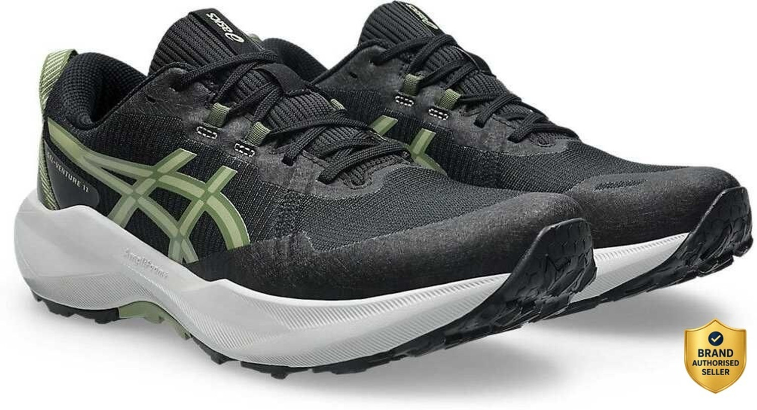 Asics GEL-VENTURE 11 Running Shoes For Men (Black , 7) - Image 1