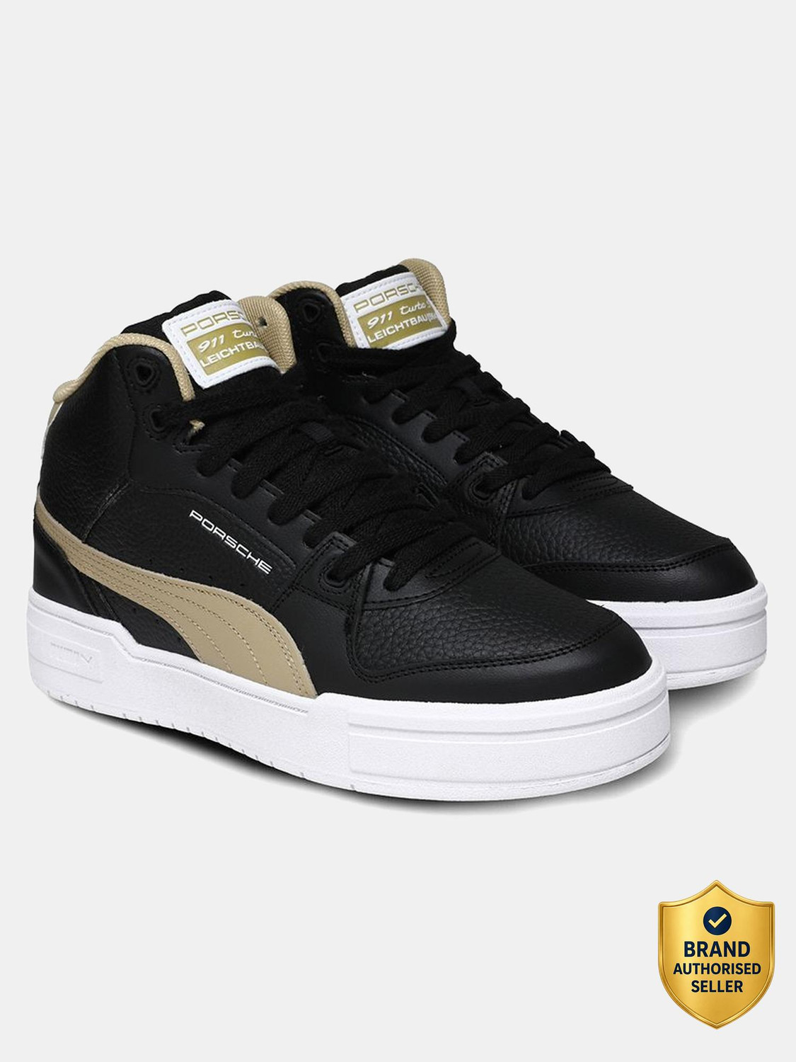 PUMA Porsche Legacy CA Pro Mid In Sneakers For Men (Black , 8) - Image 1